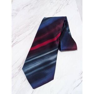 J. Garcia Men's Multi-Color Hand Painted Silk Jewel Tone Colors Neck Tie